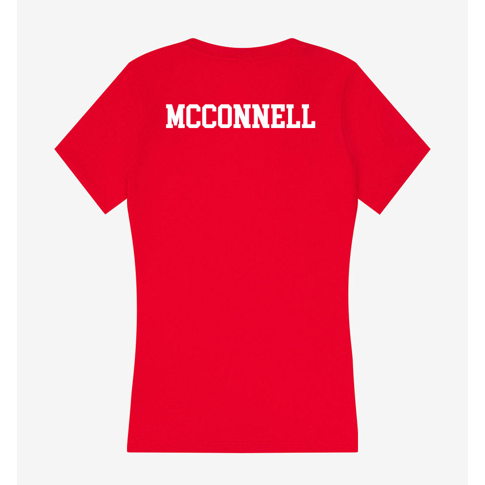 MSUM - NCAA Women's Track & Field : Kaitlyn McConnell - Women's V-Neck T-Shirt-1