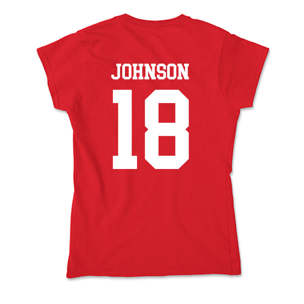 MSUM - NCAA Football : Caleb Johnson - Soft Style Women’s T-Shirt-1