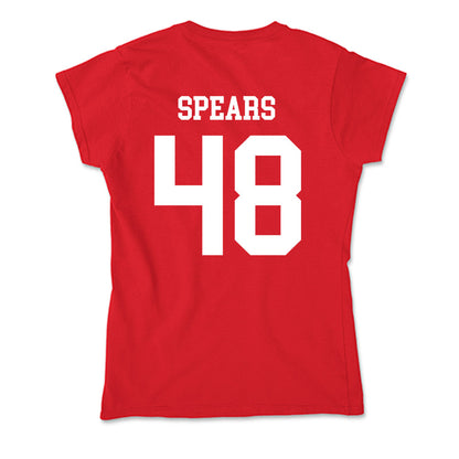 MSUM - NCAA Football : Brayden Spears - Soft Style Women’s T-Shirt-1