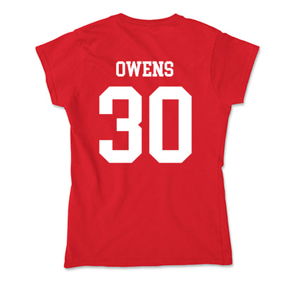 MSUM - NCAA Football : Jacion Owens - Soft Style Women’s T-Shirt-1