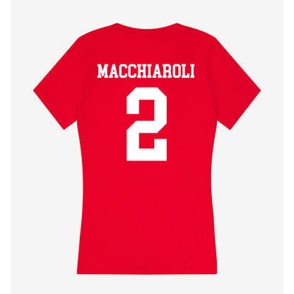 MSUM - NCAA Softball : Sami Macchiaroli - Women's V-Neck T-Shirt-1