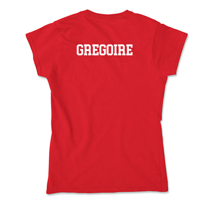 MSUM - NCAA Men's Cross Country : Jared Gregoire - Soft Style Women’s T-Shirt-1