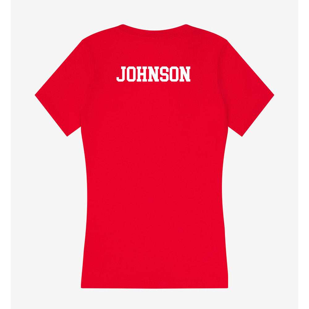 MSUM - NCAA Women's Tennis : Alayna Johnson - Women's V-Neck T-Shirt-1
