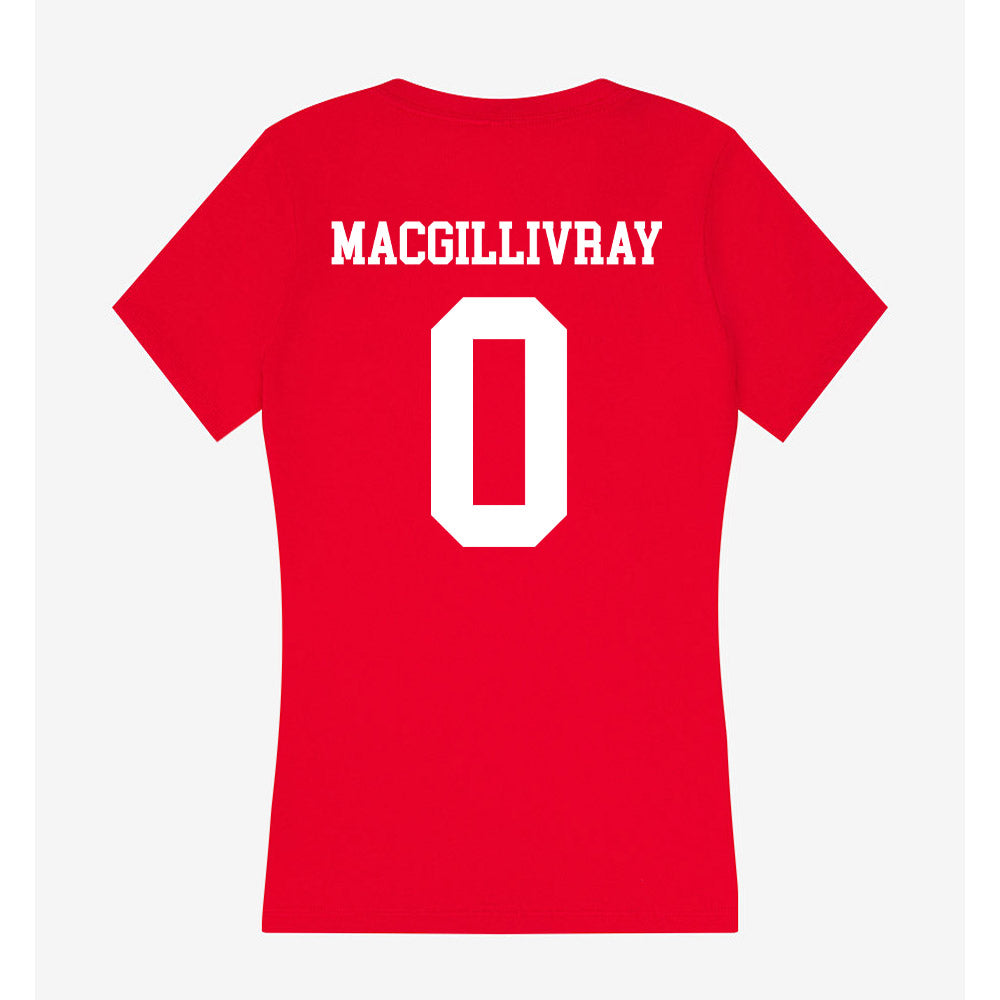 MSUM - NCAA Football : Hunter MacGillivray - Women's V-Neck T-Shirt-1