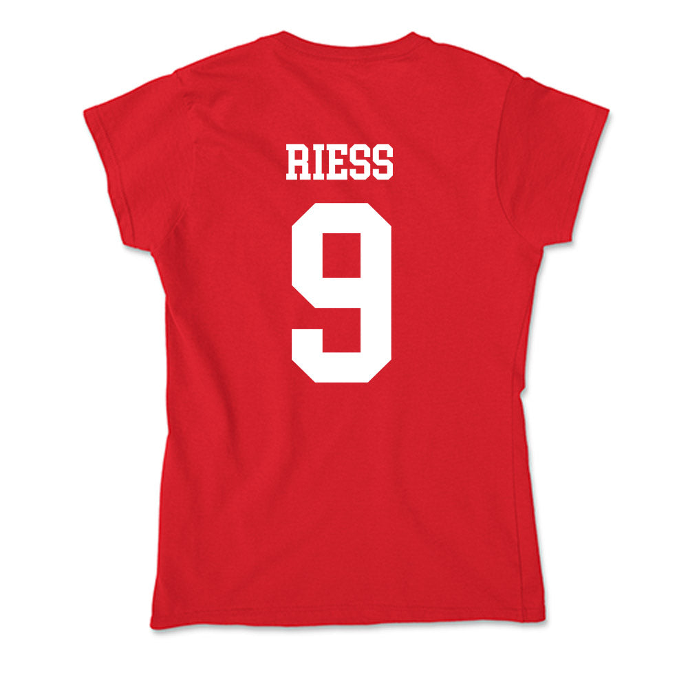 MSUM - NCAA Women's Volleyball : Brielle Riess - Soft Style Women’s T-Shirt-1
