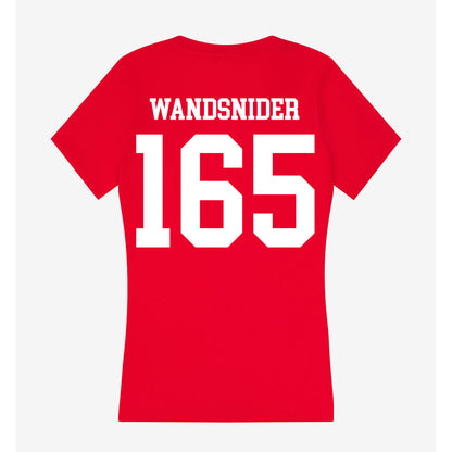 MSUM - NCAA Wrestling : cohl Wandsnider - Women's V-Neck T-Shirt-1