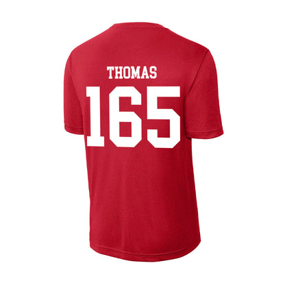 MSUM - NCAA Wrestling : Jacob Thomas - Activewear T-Shirt-1
