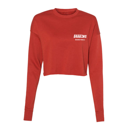 MSUM - NCAA Men's Basketball : Eddie Beeninga - Women's Cropped Crew Fleece-0