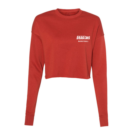 MSUM - NCAA Men's Basketball : Eddie Beeninga - Women's Cropped Crew Fleece-0