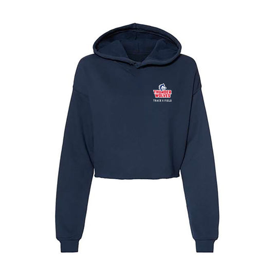 CSU Pueblo - NCAA Men's Track & Field : Isaiah Guzman - Women's Crop Fleece Hoodie-0