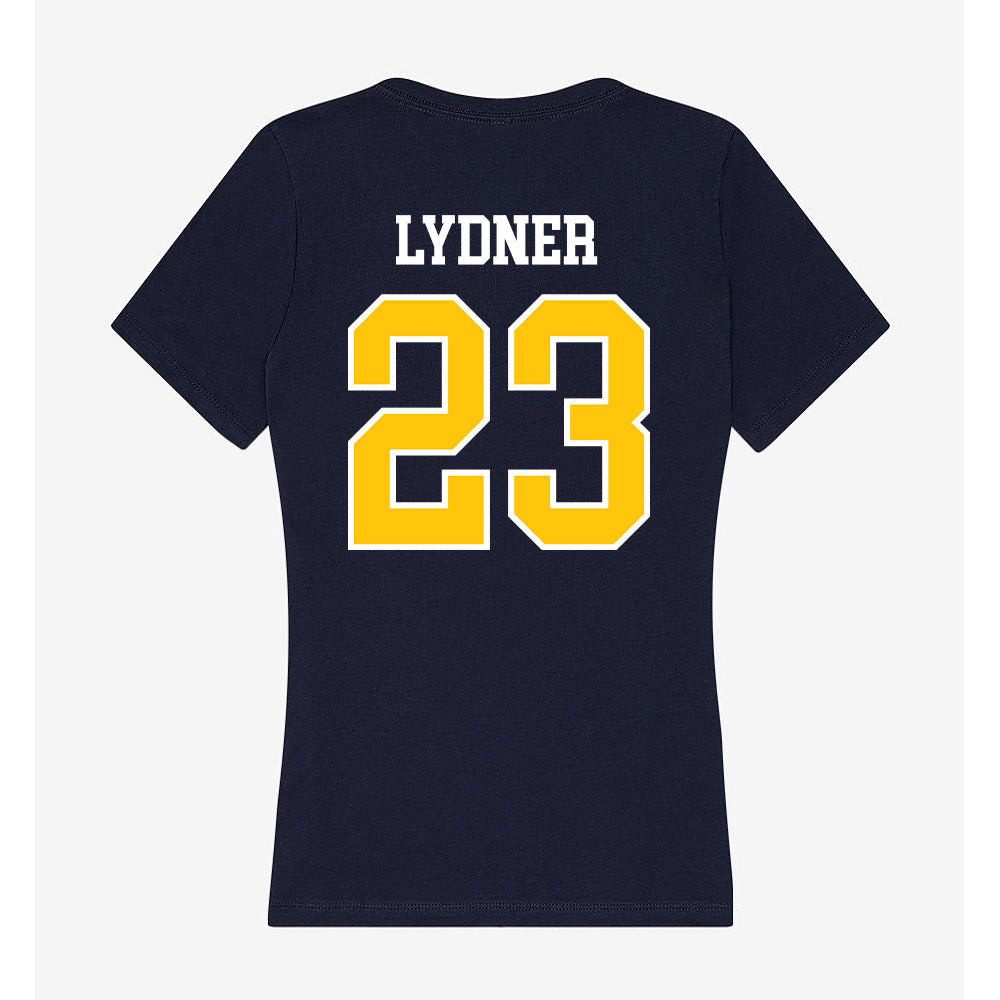 Coppin State - NCAA Men's Basketball : Daveyon Lydner - Women's V-Neck T-Shirt-1