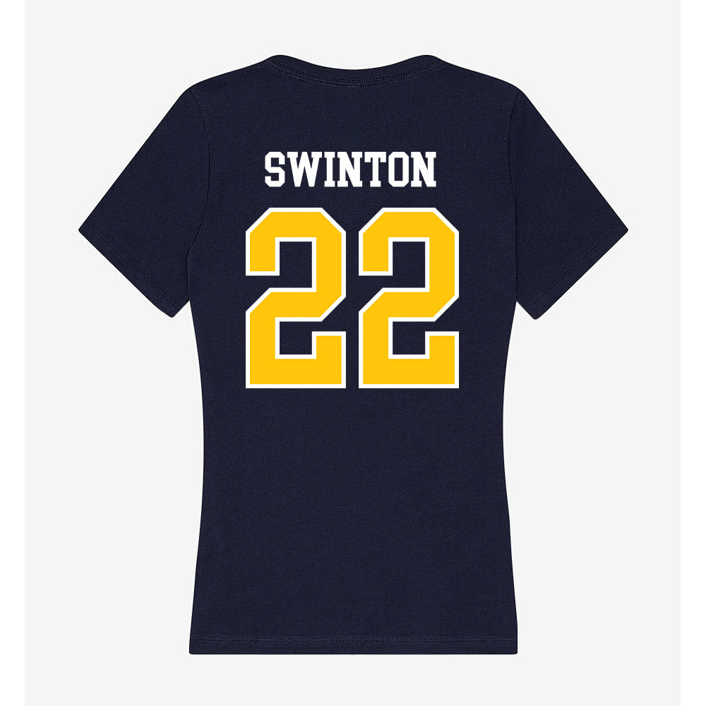 Coppin State - NCAA Women's Volleyball : Payton Swinton - Women's V-Neck T-Shirt-1