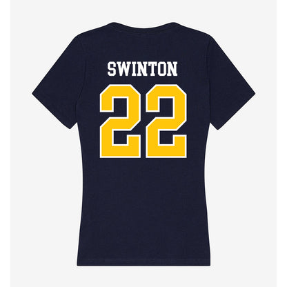Coppin State - NCAA Women's Volleyball : Payton Swinton - Women's V-Neck T-Shirt-1