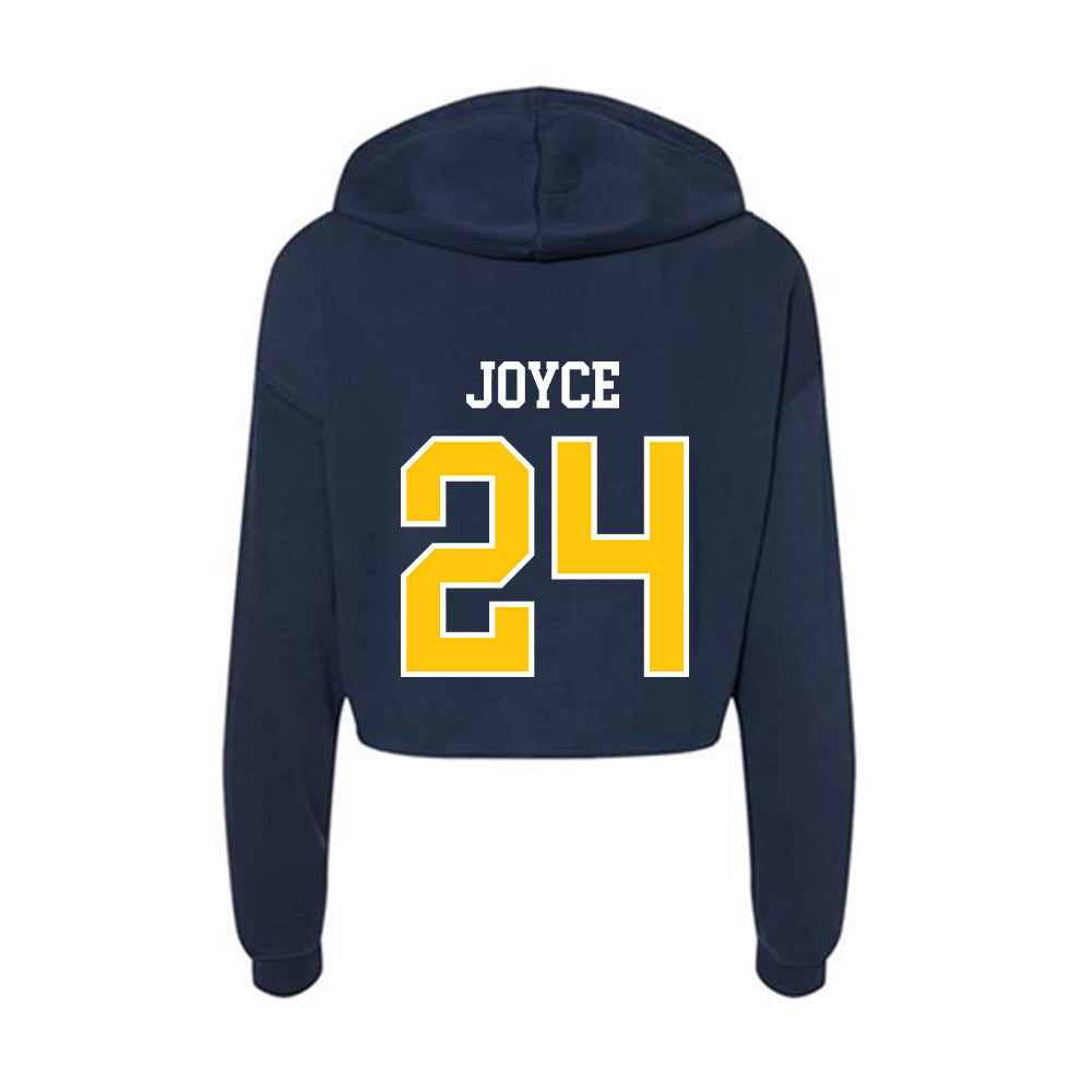 Coppin State - NCAA Baseball : Jack Joyce - Women's Crop Fleece Hoodie-1