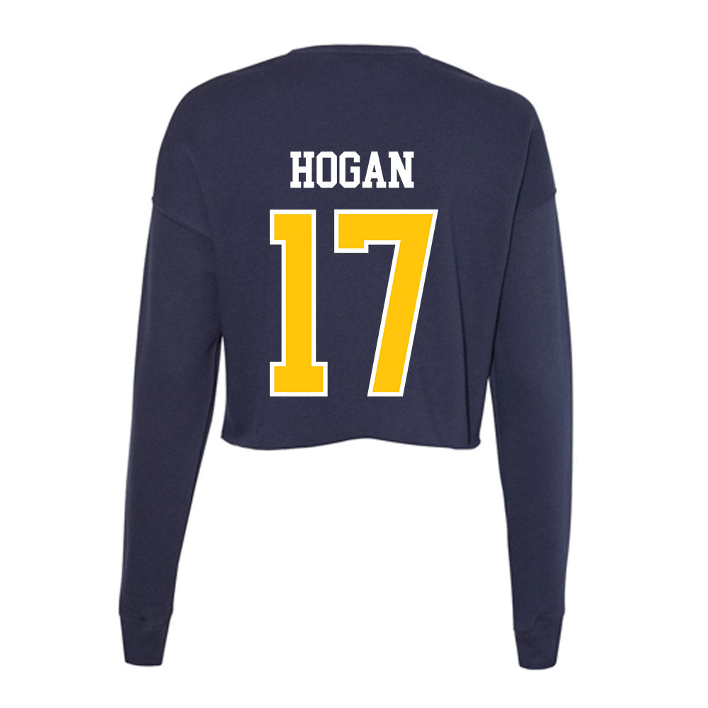 Coppin State - NCAA Baseball : Noah Hogan - Women's Cropped Crew Fleece-1