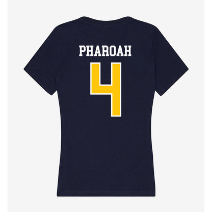 Coppin State - NCAA Women's Volleyball : Ayanna Pharoah - Women's V-Neck T-Shirt-1