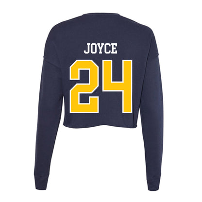 Coppin State - NCAA Baseball : Jack Joyce - Women's Cropped Crew Fleece-1