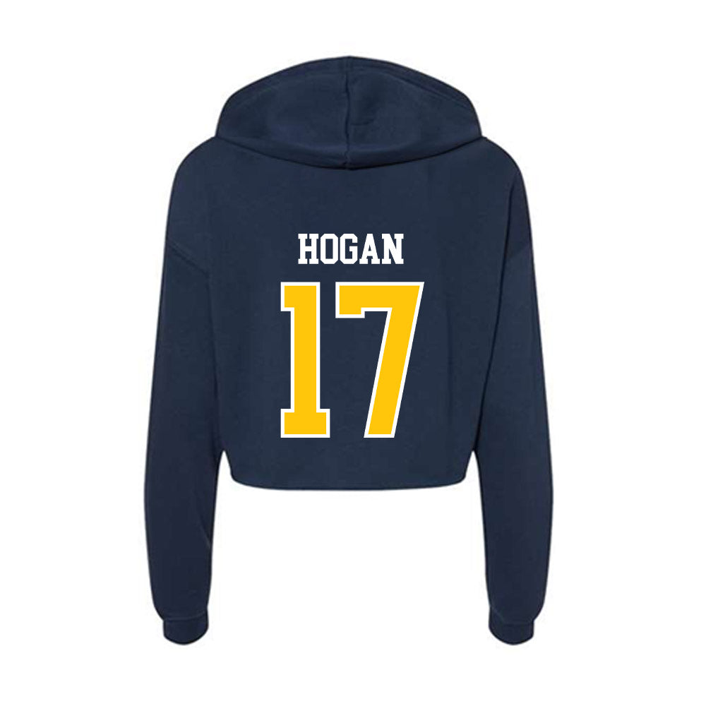 Coppin State - NCAA Baseball : Noah Hogan - Women's Crop Fleece Hoodie-1