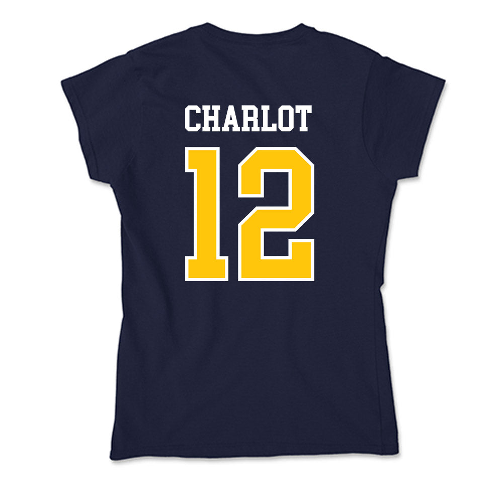 Coppin State - NCAA Baseball : Elijah Charlot - Soft Style Women’s T-Shirt-1