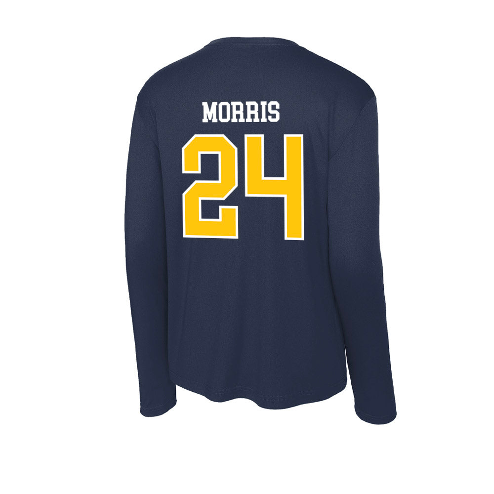 Coppin State - NCAA Women's Basketball : Khila Morris - Activewear Long Sleeve T-Shirt-1