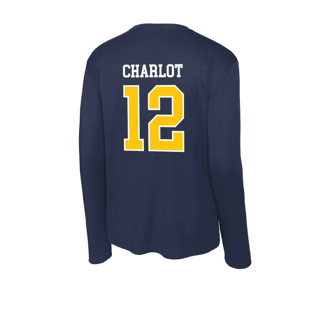 Coppin State - NCAA Baseball : Elijah Charlot - Activewear Long Sleeve T-Shirt-1