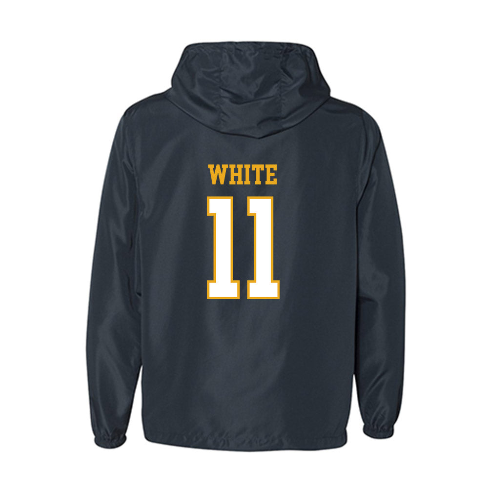 ETBU - NCAA Men's Basketball : Campbell White - Windbreaker-1