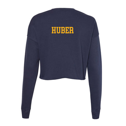 ETBU - NCAA Football : Brayden Huber - Women's Cropped Crew Fleece-1