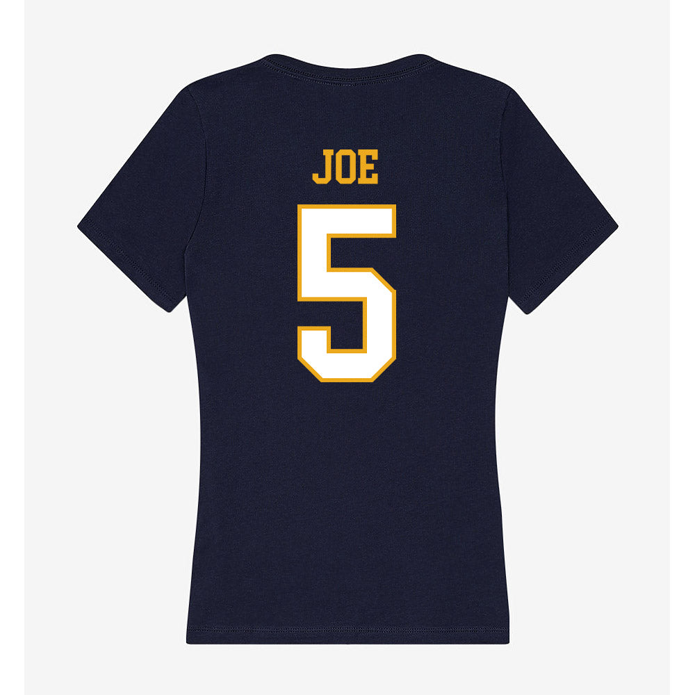 ETBU - NCAA Men's Basketball : Joshua Joe - Women's V-Neck T-Shirt-1