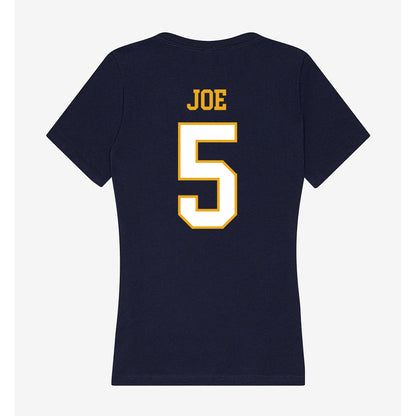 ETBU - NCAA Men's Basketball : Joshua Joe - Women's V-Neck T-Shirt-1