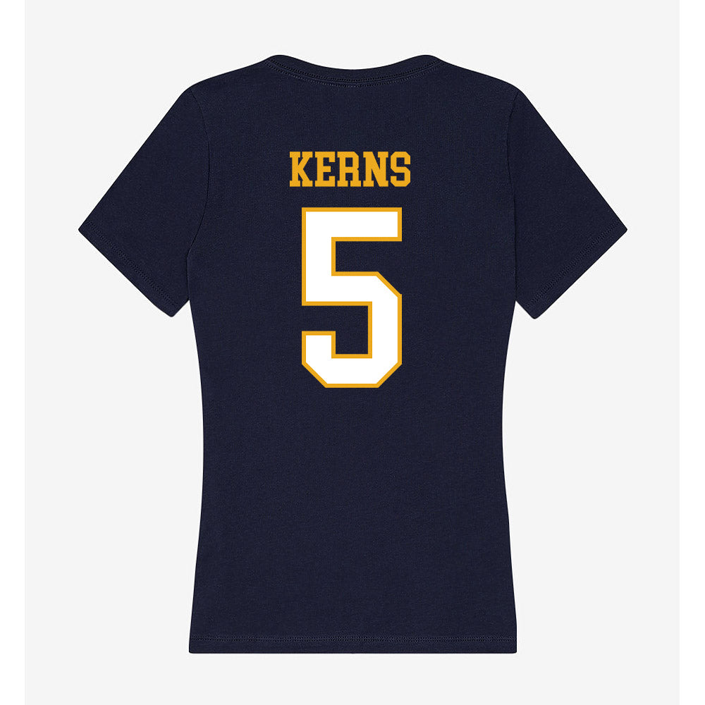 ETBU - NCAA Men's Ice Hockey : Caleb Kerns - Women's V-Neck T-Shirt-1