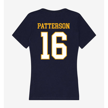 ETBU - NCAA Football : Phillip Patterson - Women's V-Neck T-Shirt-1