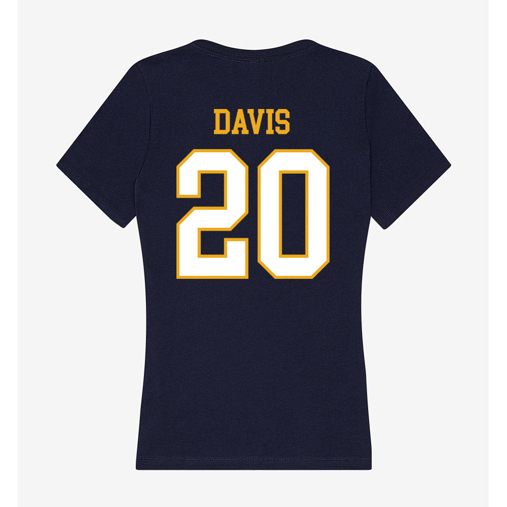 ETBU - NCAA Baseball : Forrest Davis - Women's V-Neck T-Shirt-1