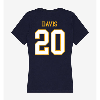 ETBU - NCAA Baseball : Forrest Davis - Women's V-Neck T-Shirt-1