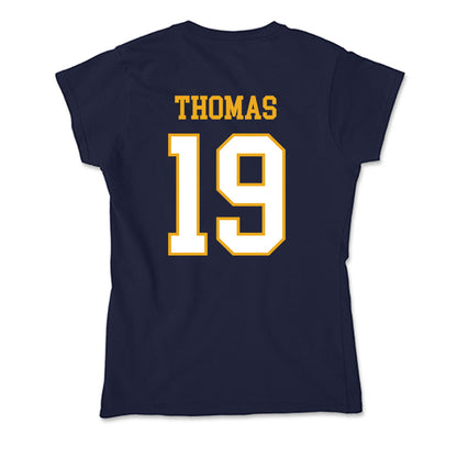 ETBU - NCAA Football : Zay Thomas - Soft Style Women’s T-Shirt-1