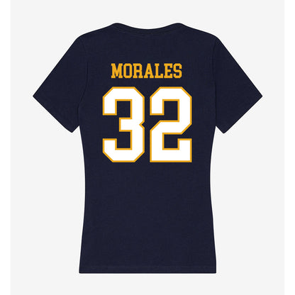 ETBU - NCAA Baseball : Cade Morales - Women's V-Neck T-Shirt-1