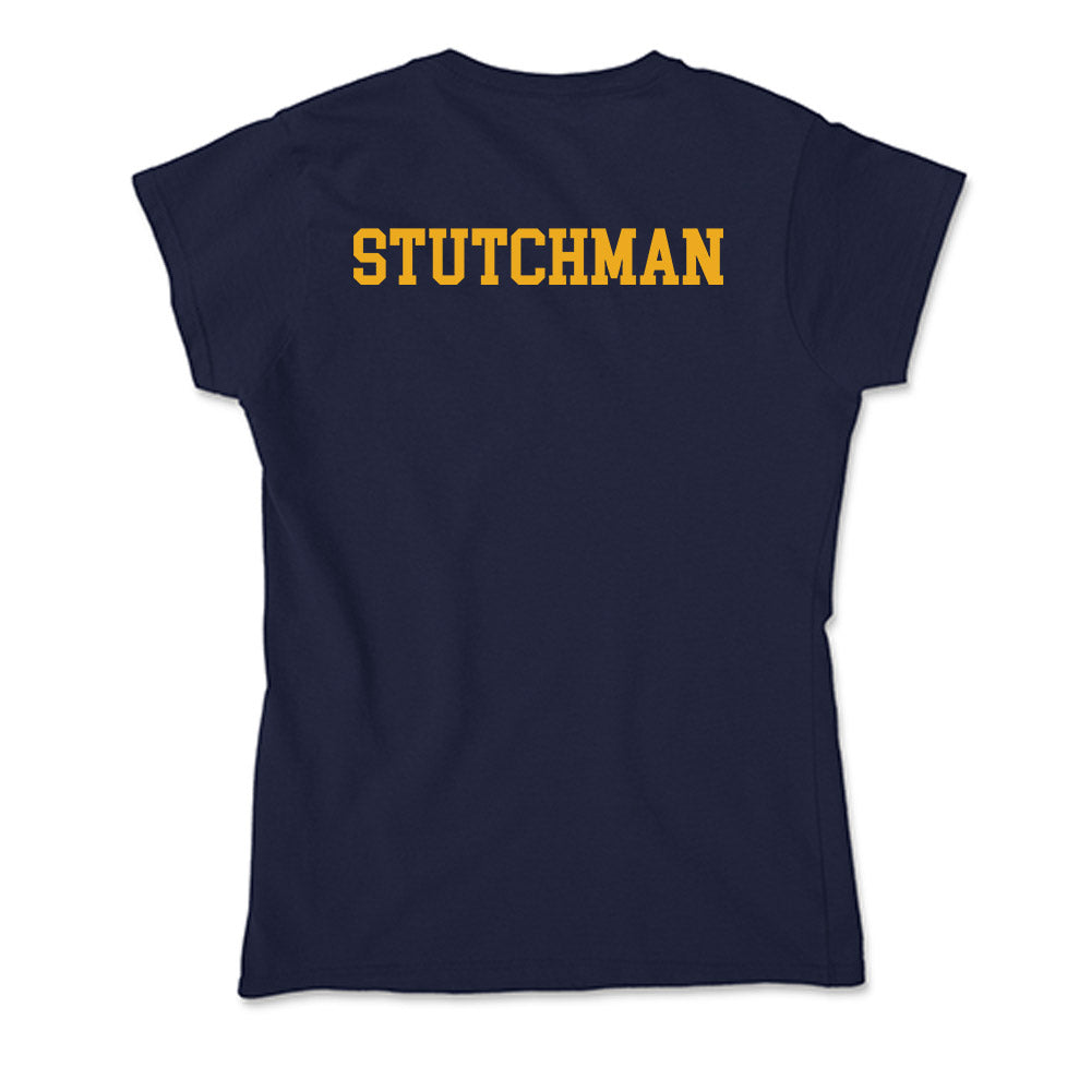 ETBU - NCAA Men's Cross Country : Jagger Stutchman - Soft Style Women’s T-Shirt-1