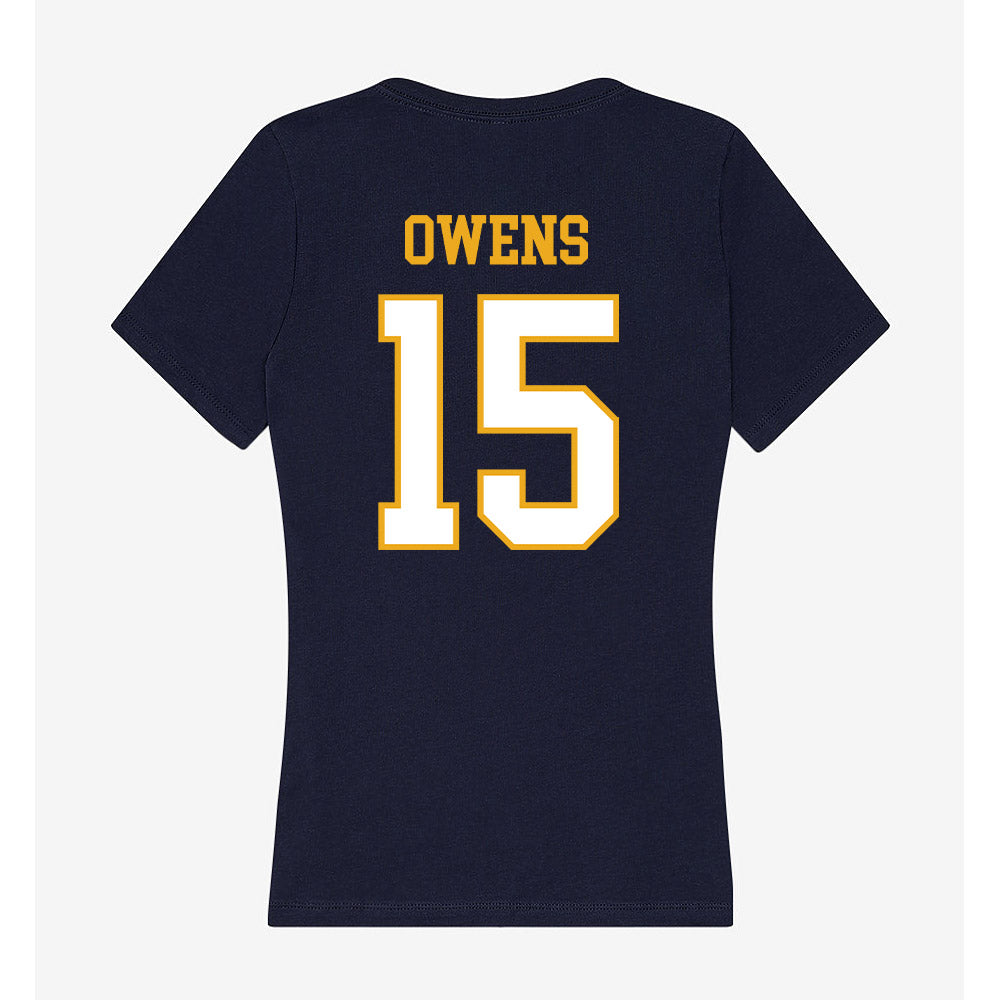 ETBU - NCAA Baseball : Carter Owens - Women's V-Neck T-Shirt-1