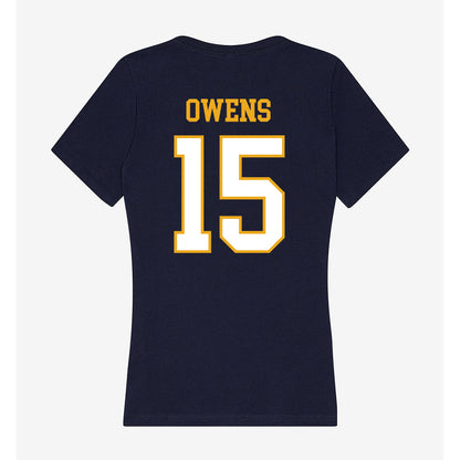 ETBU - NCAA Baseball : Carter Owens - Women's V-Neck T-Shirt-1