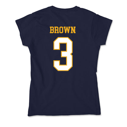 ETBU - NCAA Football : Navian Brown - Soft Style Women’s T-Shirt-1