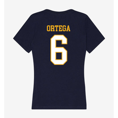 ETBU - NCAA Football : Bryson Ortega - Women's V-Neck T-Shirt-1