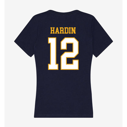 ETBU - NCAA Softball : Mackenzy Hardin - Women's V-Neck T-Shirt-1