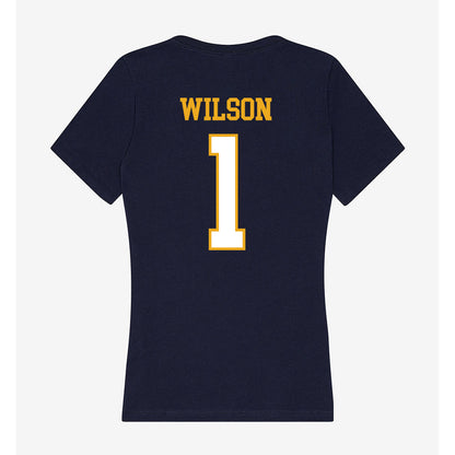 ETBU - NCAA Football : Colton Wilson - Women's V-Neck T-Shirt-1