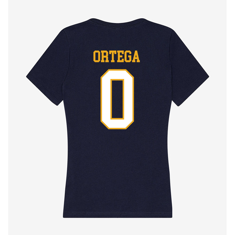 ETBU - NCAA Football : Bryson Ortega - Women's V-Neck T-Shirt-1