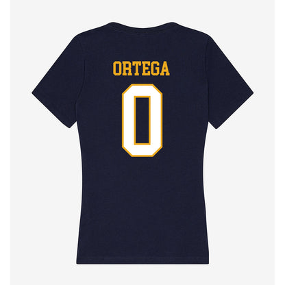 ETBU - NCAA Football : Bryson Ortega - Women's V-Neck T-Shirt-1