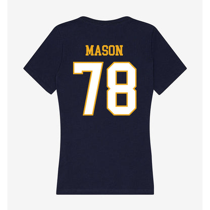 ETBU - NCAA Football : Trayvon Mason - Women's V-Neck T-Shirt-1
