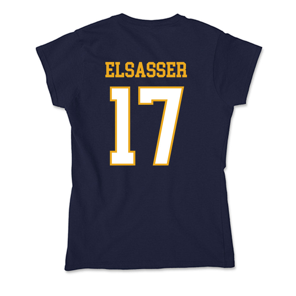 ETBU - NCAA Men's Soccer : Kaden Elsasser - Soft Style Women’s T-Shirt-1
