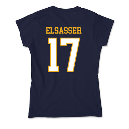 ETBU - NCAA Men's Soccer : Kaden Elsasser - Soft Style Women’s T-Shirt-1