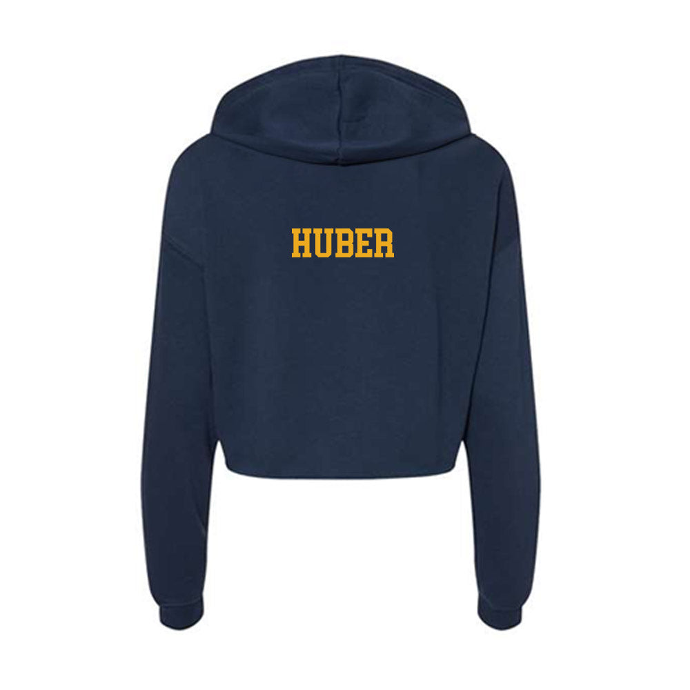 ETBU - NCAA Football : Brayden Huber - Women's Crop Fleece Hoodie-1