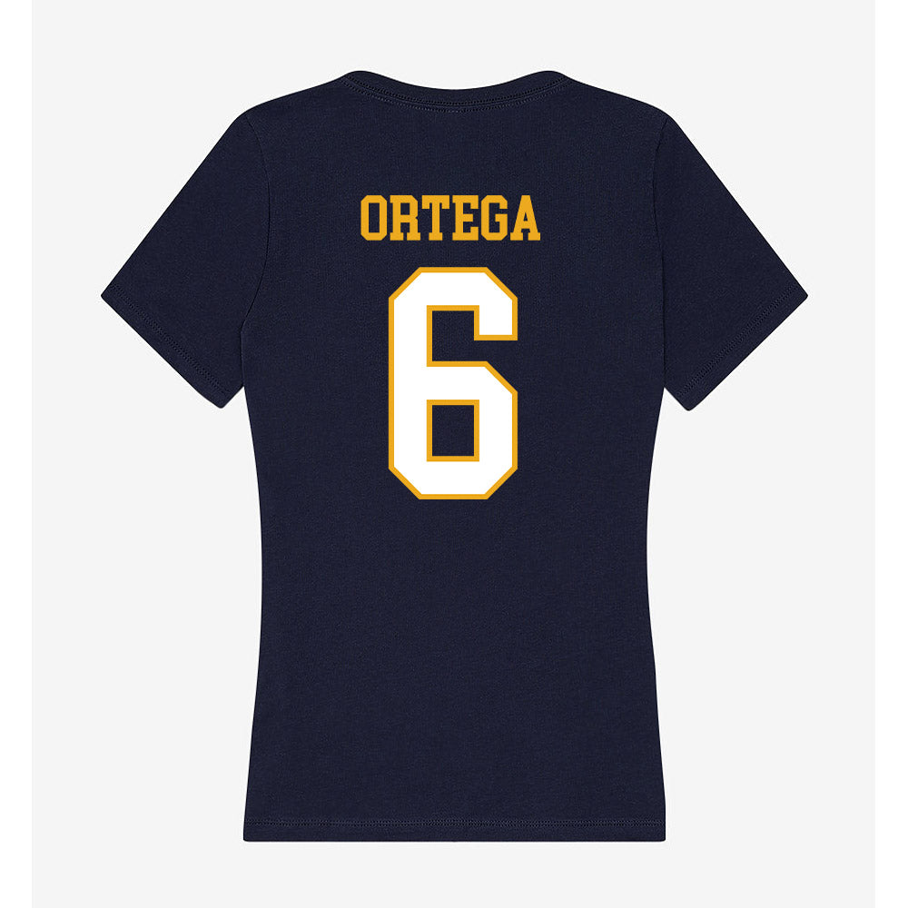 ETBU - NCAA Football : Bryson Ortega - Women's V-Neck T-Shirt-1