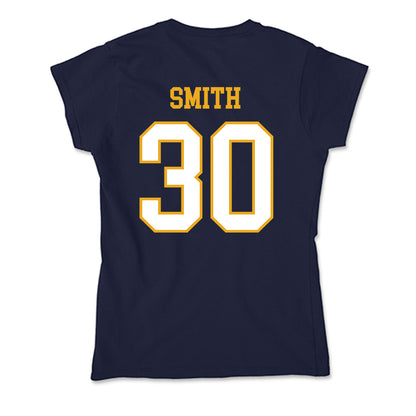ETBU - NCAA Men's Basketball : Silas Smith - Soft Style Women’s T-Shirt-1